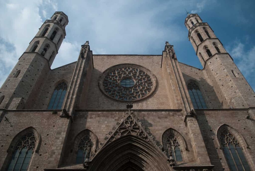 Santa Maria del Pi one of Barcelona's famous architecture