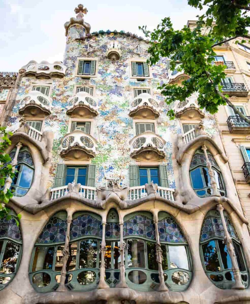 Casa Batllo one of Barcelona's famous architecture