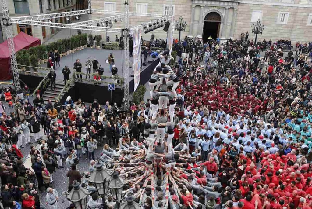 Festes de Santa Eulalia at Barcelona in February