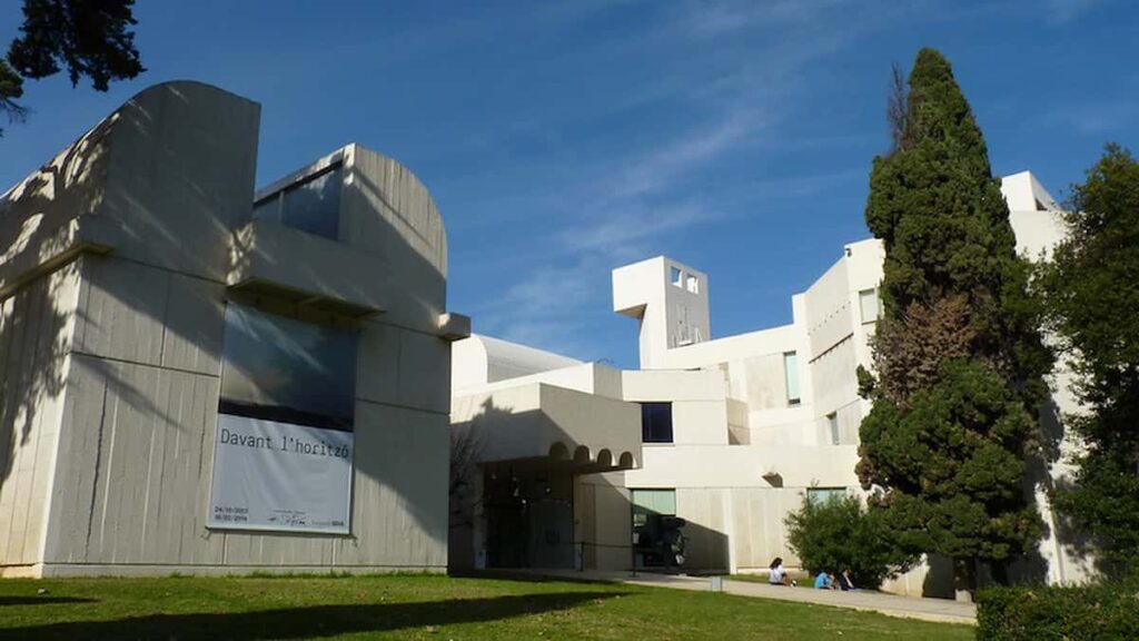 Fundació Joan Miró Barcelona in February