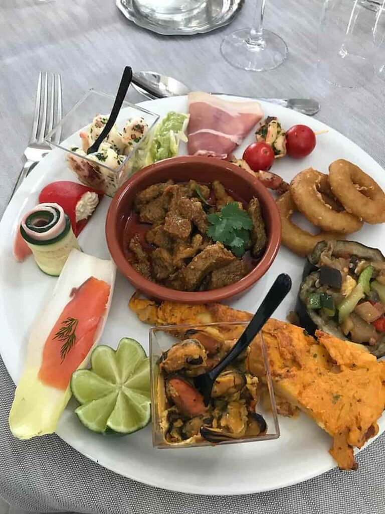 a plate of the best tapas in Valencia