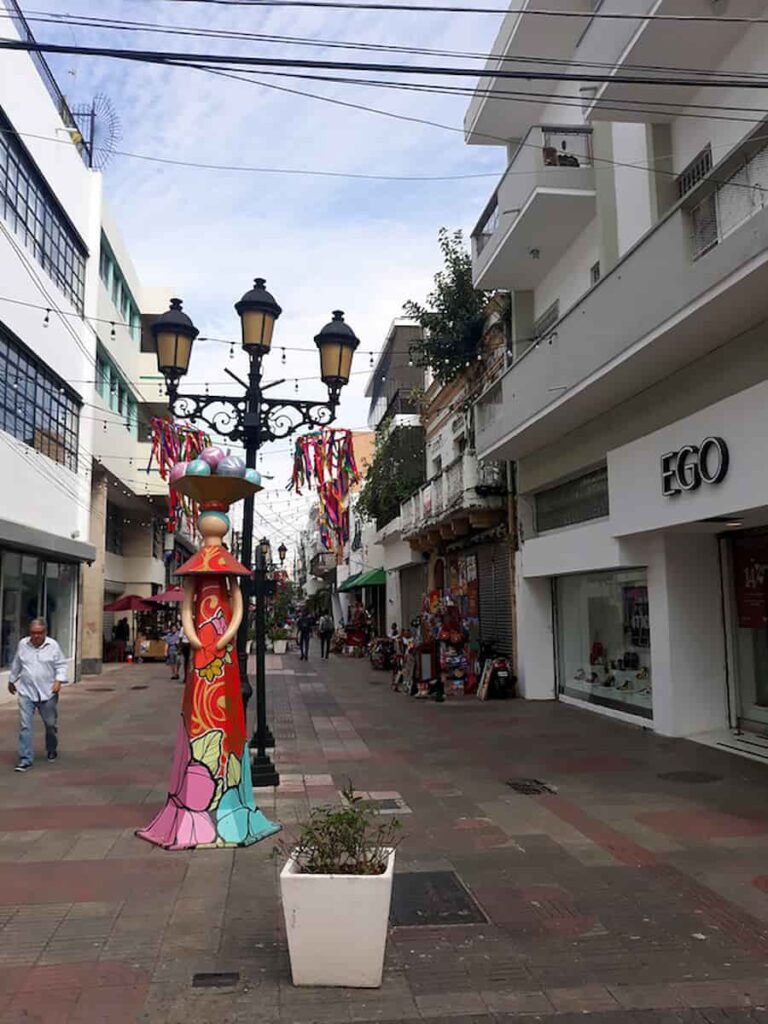 Calle Colon main shopping street in Valencia