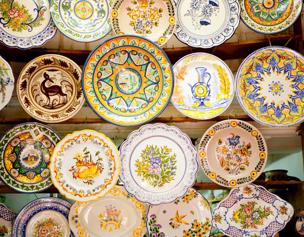 ceramic products as an example of what to buy in Valencia