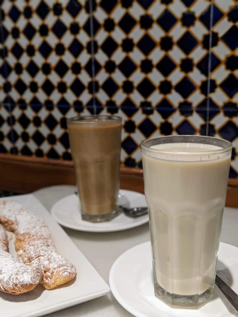 Horchata one of the best Barcelona food