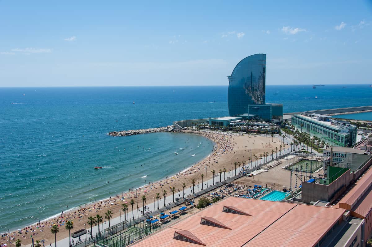 W Hotel as one of the best Barcelona hotels on the beach