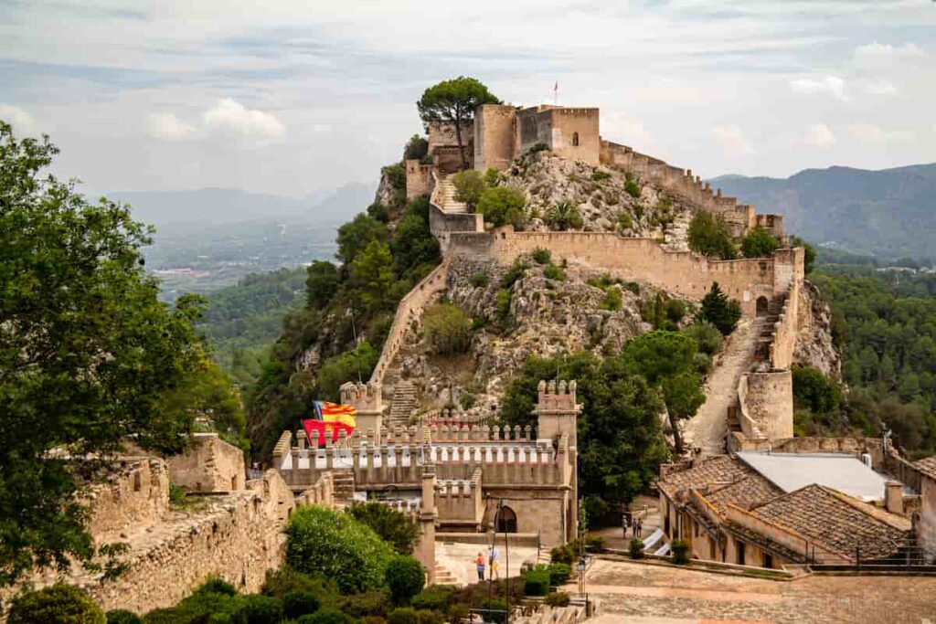 Castle in Xativa a place to visit if you have five days in Valencia