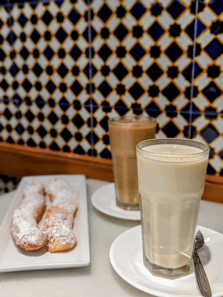 horchata and fartons is a food you have to taste when you have four days in Valencia.