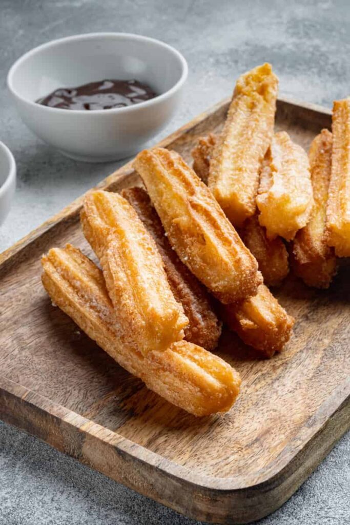 churros one of the famous Las Fallas food