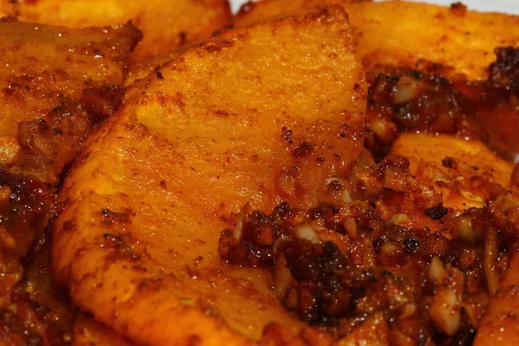 roasted pumpkin one of the best Las Fallas food