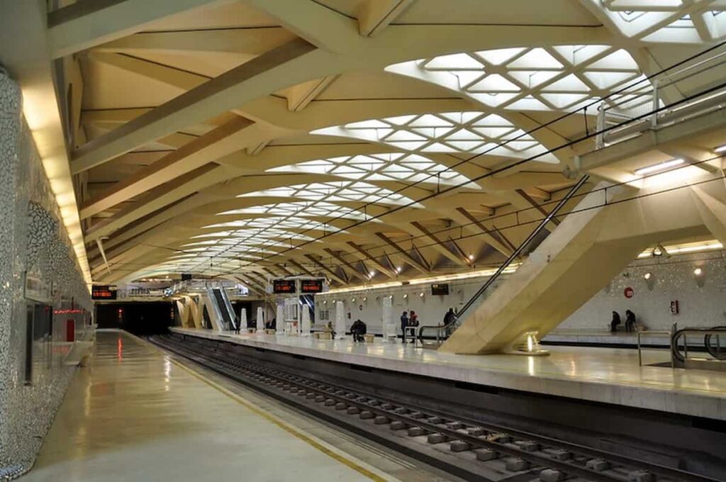 a station of Valencia Metro