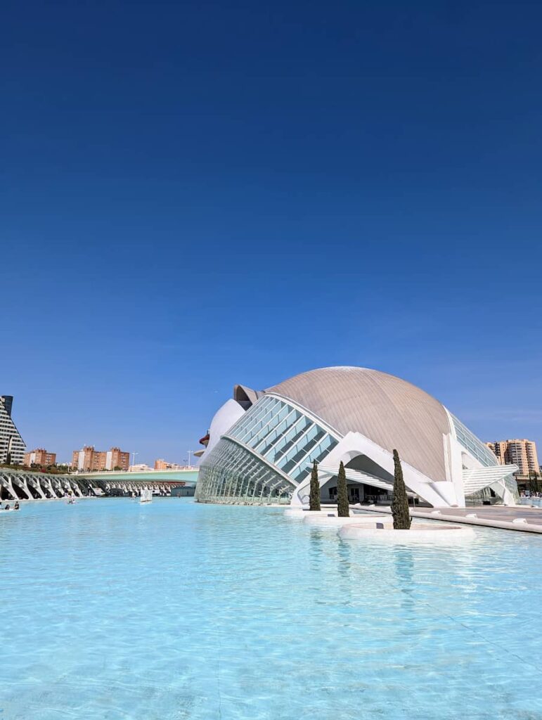 Visiting The City of Arts and Science is one of the best thing you must reconsider on how many days do you need in Valencia.