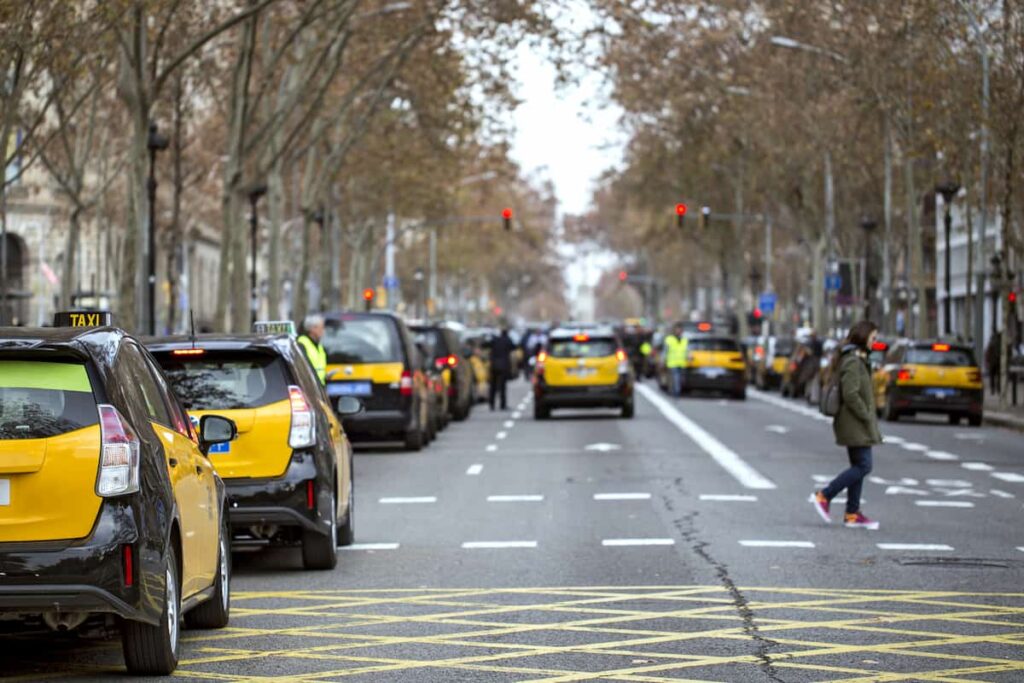 taxis in Barcelona 