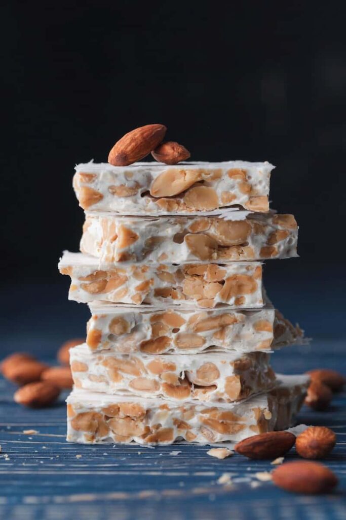 Turron a favorite treat in Barcelona at Christmas
