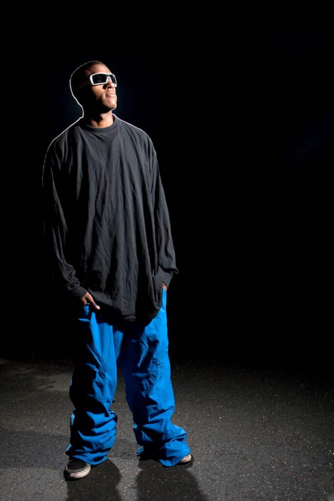 Guy Wearing Baggy Clothes 