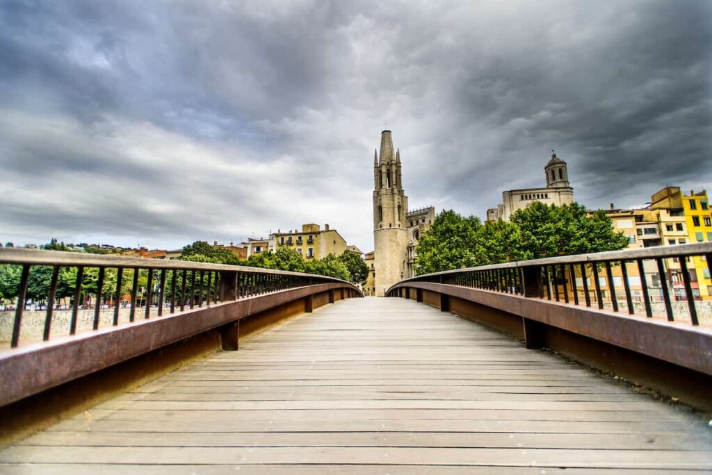 The simple yet magnificent bridge at Girona is one of the best reason why you must visit Girona from Barcelona.