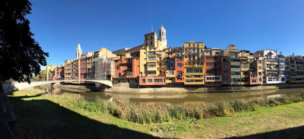 Panoramic view from Girona. One of the best reason why you must visit Girona from Barcelona.