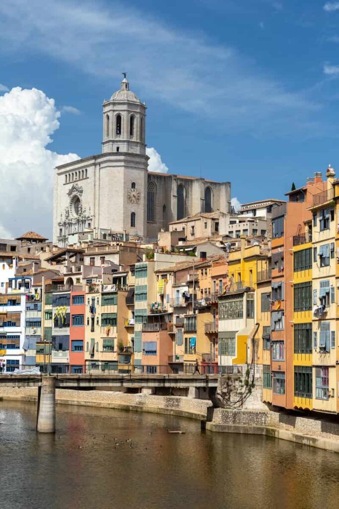 Colorful buildings in Girona is one of the reason why you must visit Girona from Barcelona.