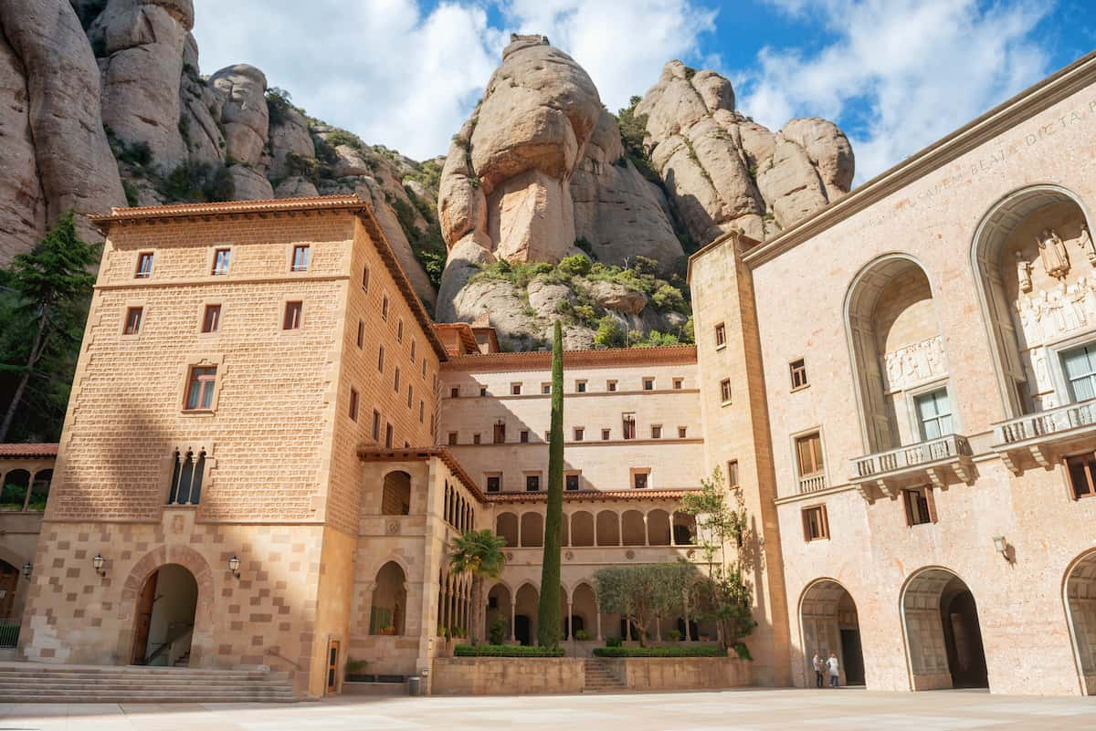 Monastery as one of the main things to see when doing a tour to visit Montserrat from Barcelona