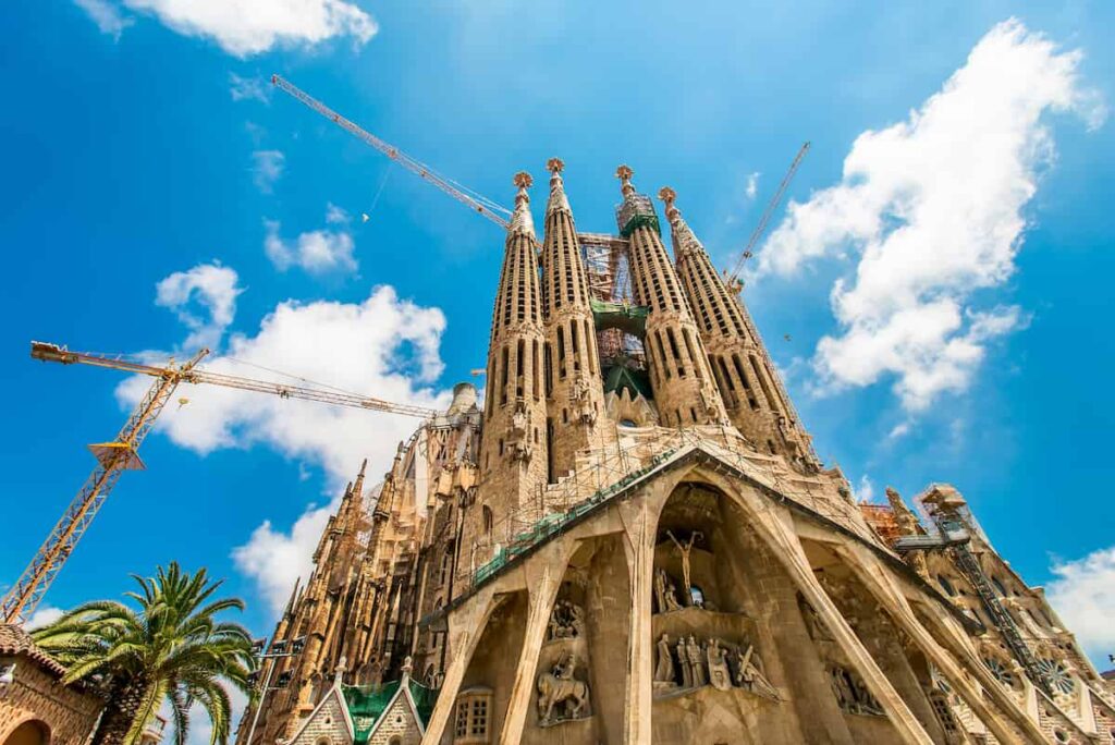 La Sagrada Familia - the impressive cathedral designed by Gaudi, which is being build since 19 March 1882 and is not finished yet. You will be there if you join in Barcelona city tours.