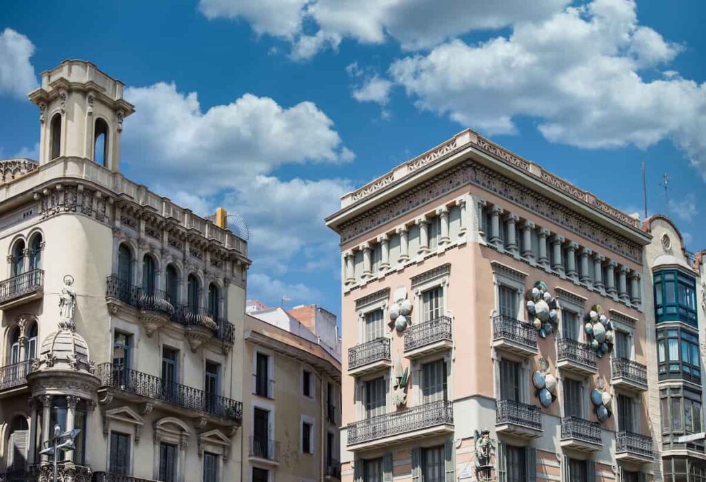 view of hotels in Barcelona