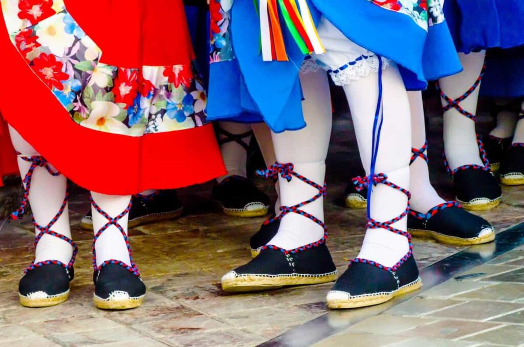 You can buy a traditional Spanish Espadrilles for folk costumes in Spain in one of best shopping in Barcelona.