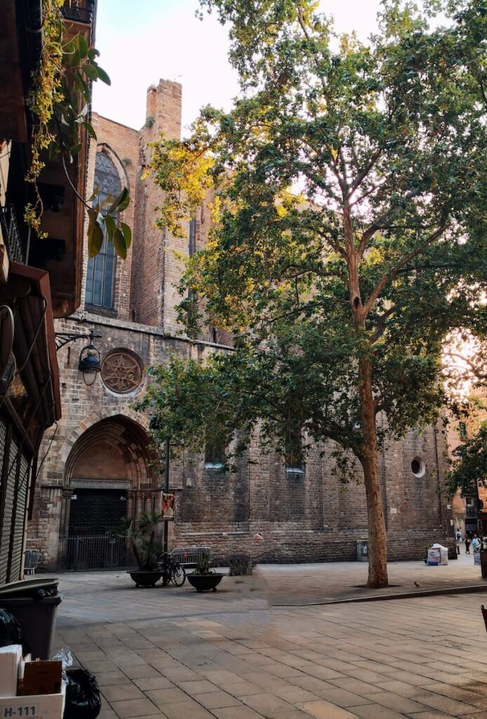 visiting Basilica of Santa Maria del Mar is one of the free things to do in Barcelona