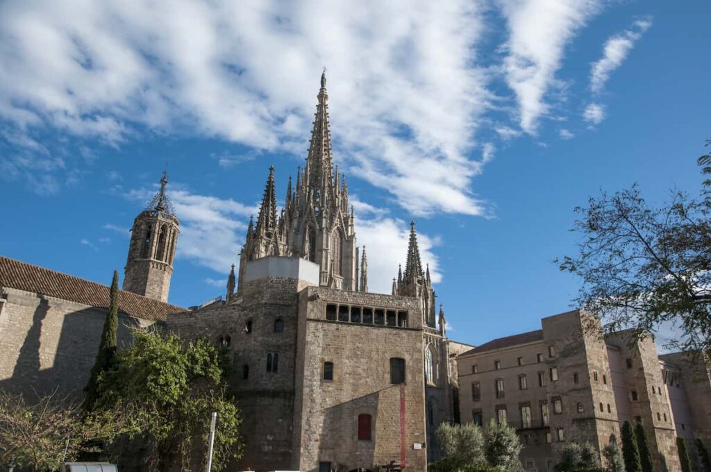 La Catedral del Mar in Barcelona in cathesral of the sea