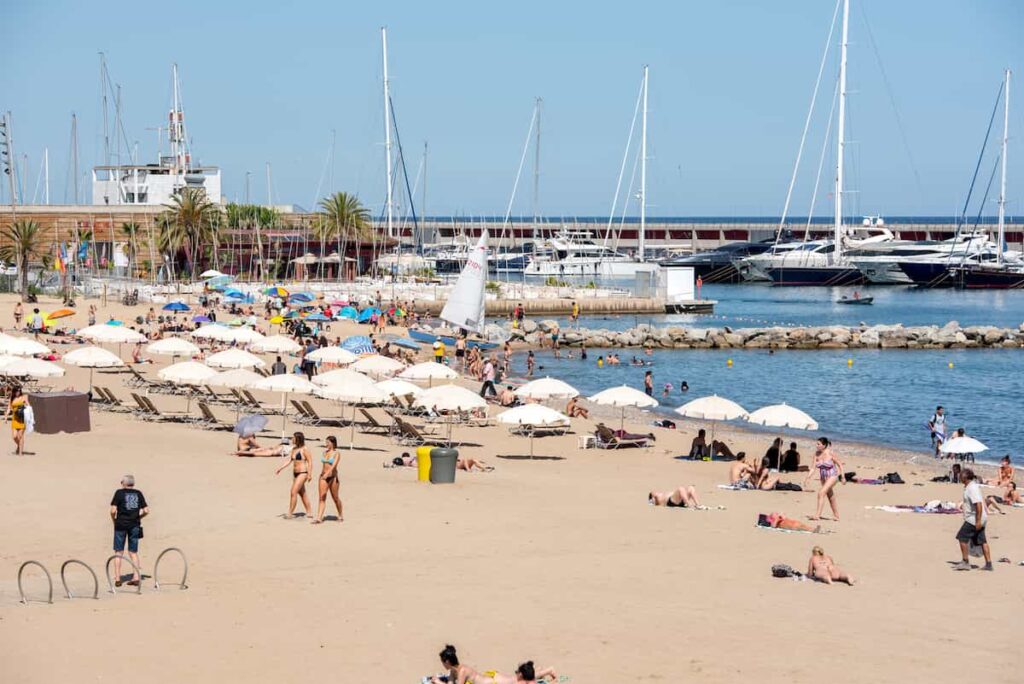 Take Your First Swim of the Year after the New Years Eve in Barcelona.