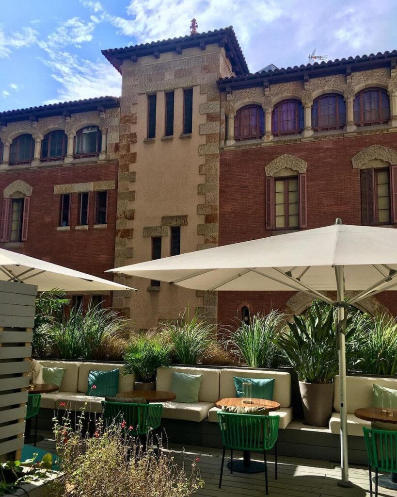 Be Mate Paseo de Gracia a rooftop terrace, which somehow feels like your own personal garden hideaway.