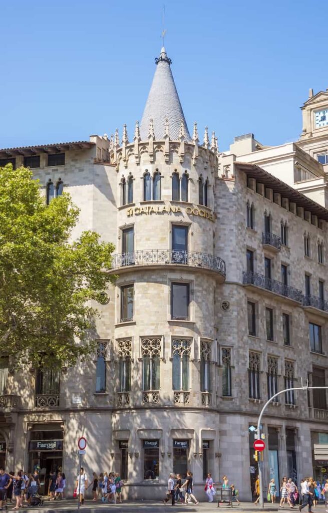 Architecture on the Passeig de Gracia in Barcelona vaction rentals