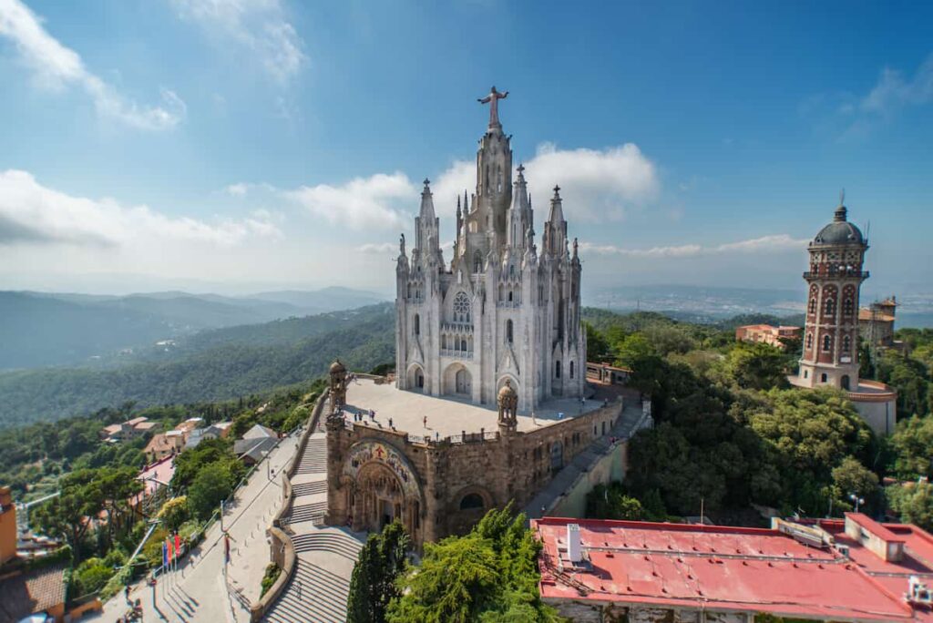 The Temple Expiatori del Sagrat Cor in Barcelona