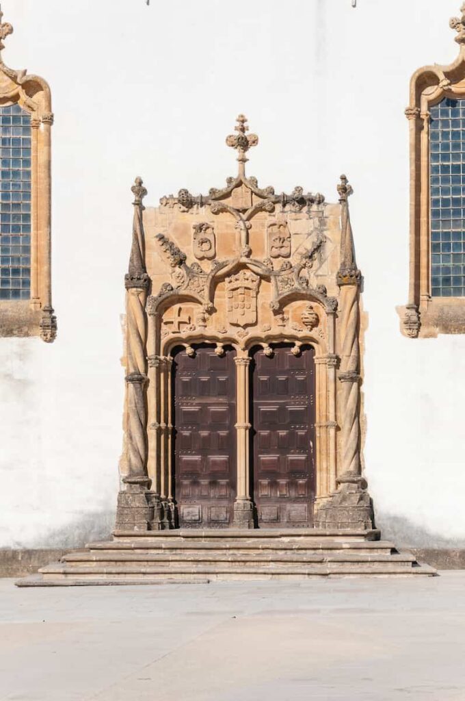 Door of Saint Michael's Chapel in Barcelona