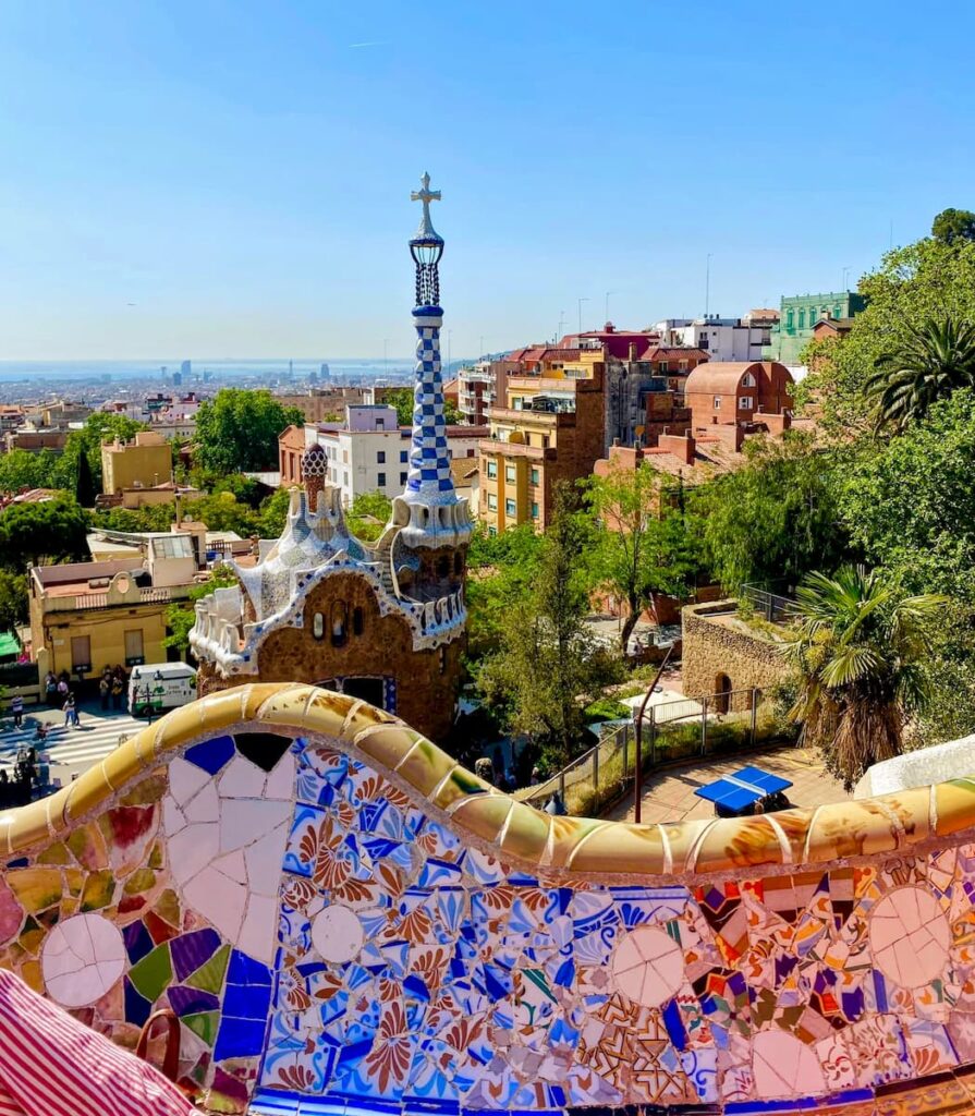 Parl Guell a place to visit if you have one day in Barcelona