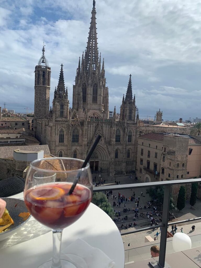 rooftop views from Colon Hotel