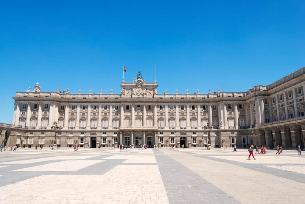 Palacio Real - Spanish Royal palace in Madrid. One of the best place to visit when someone already decides where to go between Madrid or Barcelona.