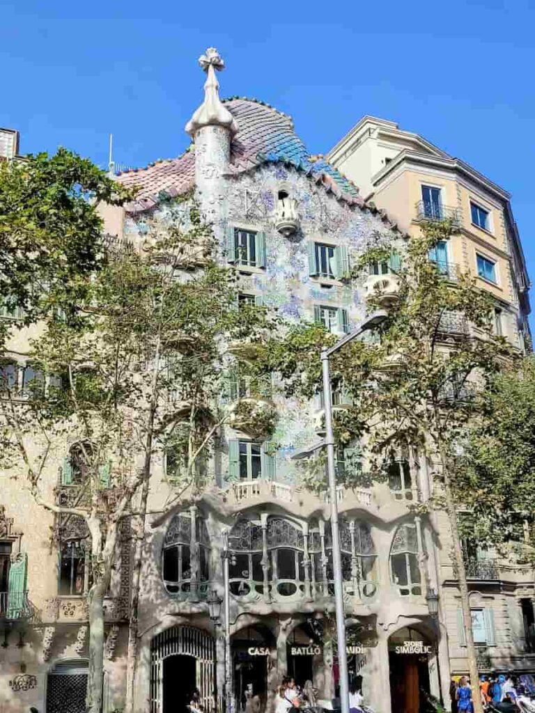 Casa Batlló Modernist architecture in Barcelona.