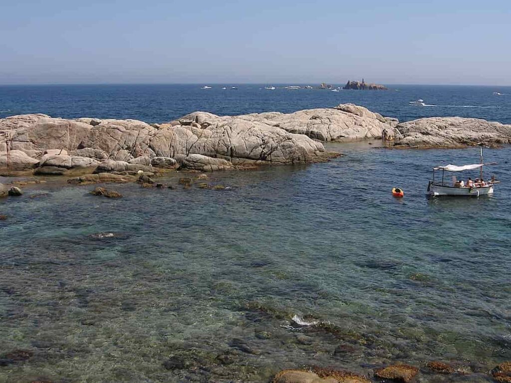 The beautiful Illes Formigues. One of the best islands near Barcelona.