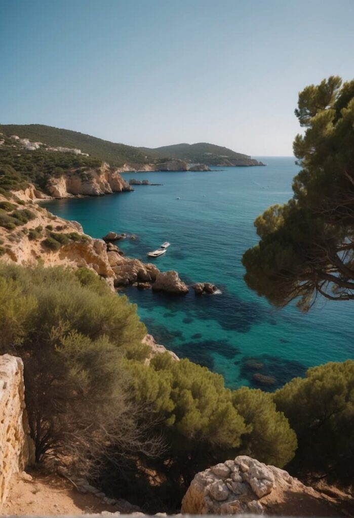 cove on Ibiza