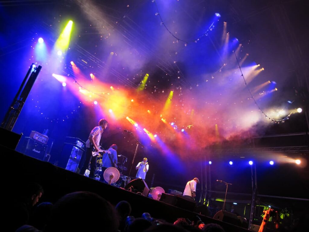 band playing at the Primavera Sound music festival