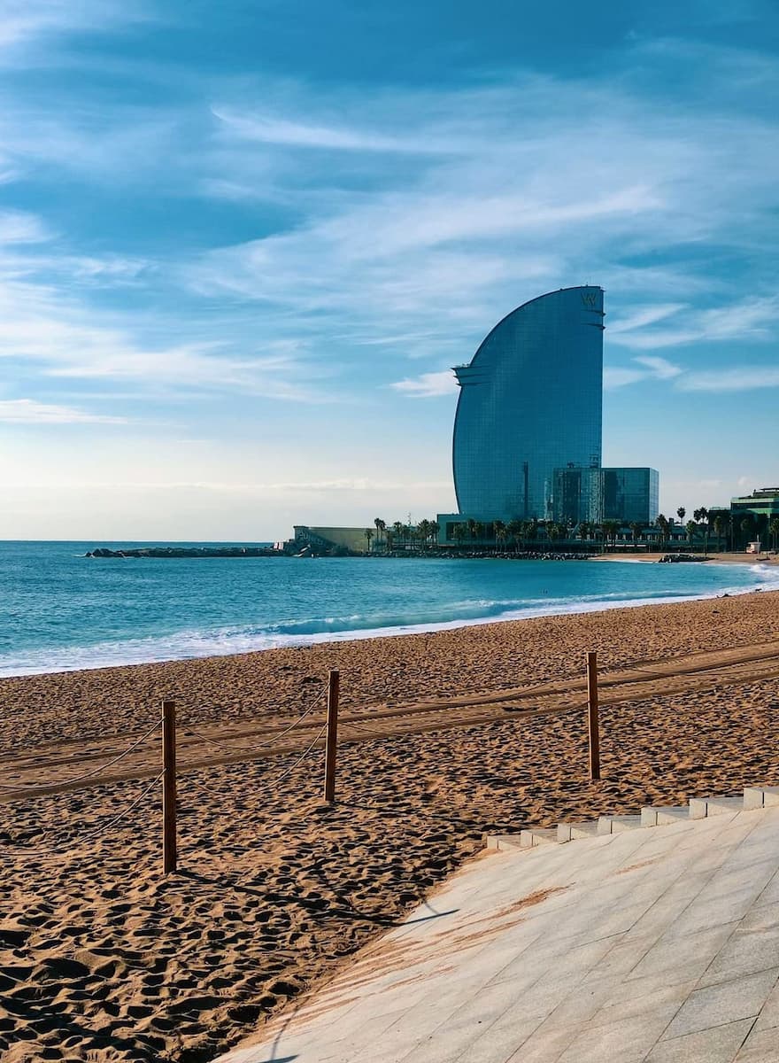 Barcelona beach one of the best places to visit in Barcelona