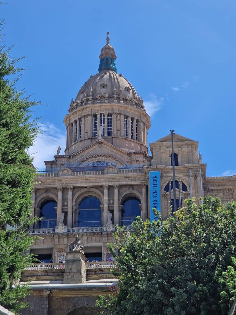 MNAC National Art Museum of Catalonia  on eof the best places to visit in Barcelona