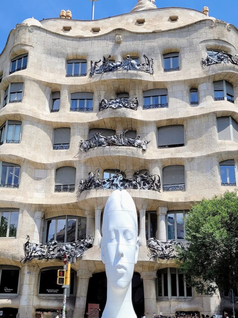 Casa Mila one of the best places to visit in Barcelona