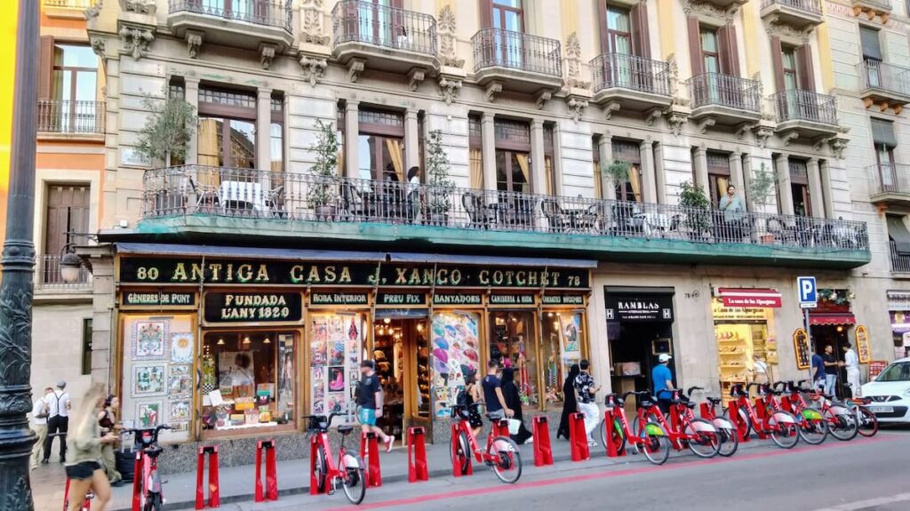 street of La Rambla 