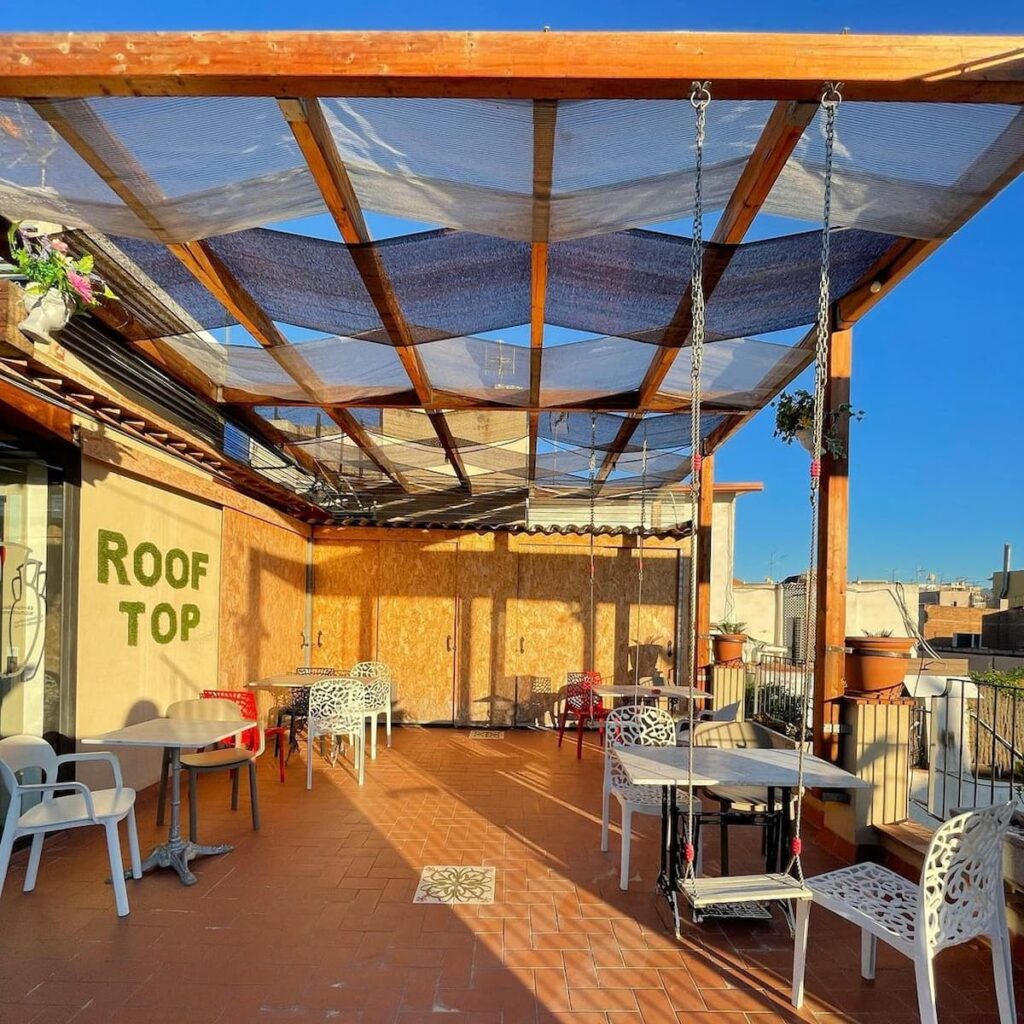 rooftop of one of the best Barcelona adults only hotels