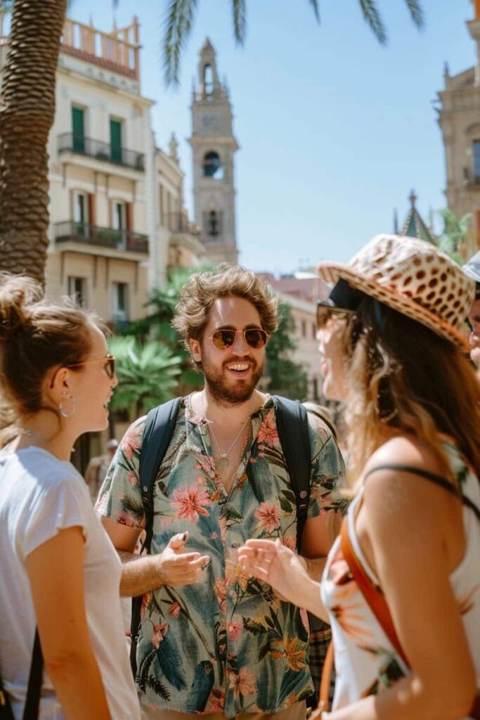 Happy friends joined Sagrada Familia Tour with Optional Tower Access which is one of the best Barcelona architecture tours.