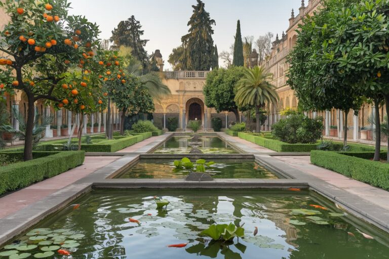 Real Alcazar as an example of places that have been in movies or TV shows in Seville, Spain