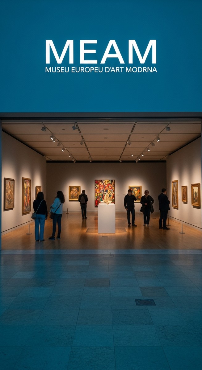 a photo illustrating 10. museu europeu d'art modern (meam) in Barcelona