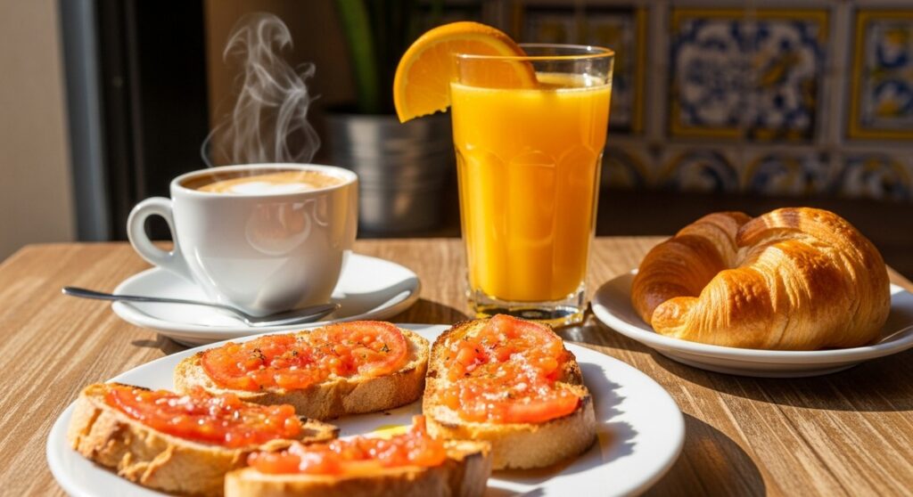a travel photo from barcelona breakfast