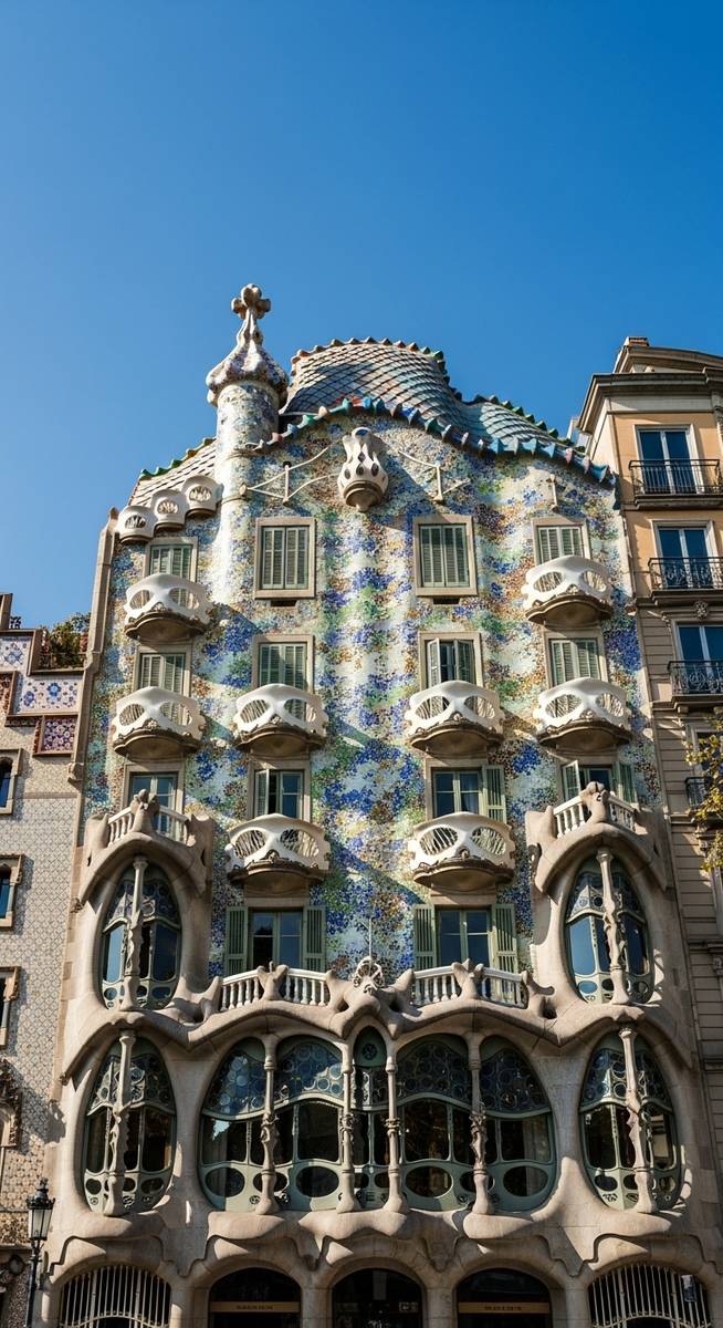 a famous Barcelona building or Gaudi architecture
