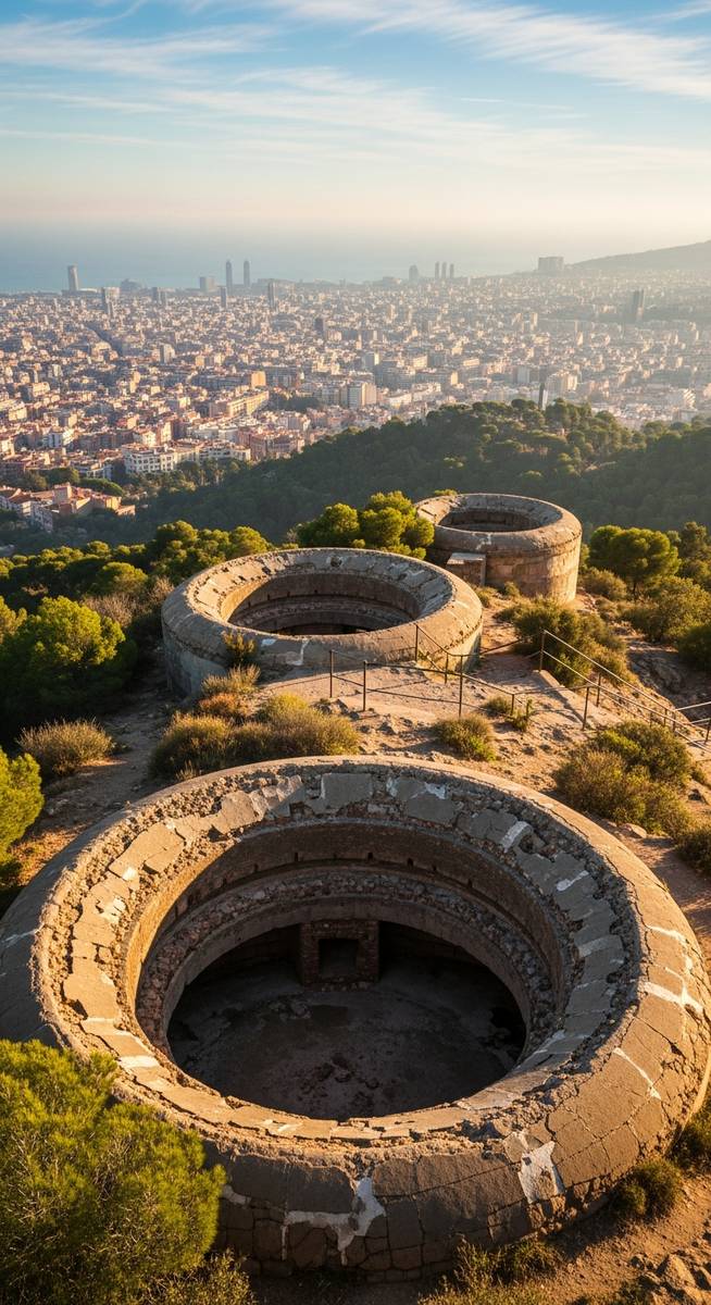 a travel photo from barcelona bunkers del carmel